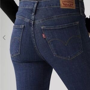 Levi's Women's Dark Blue High-Rise Jeans